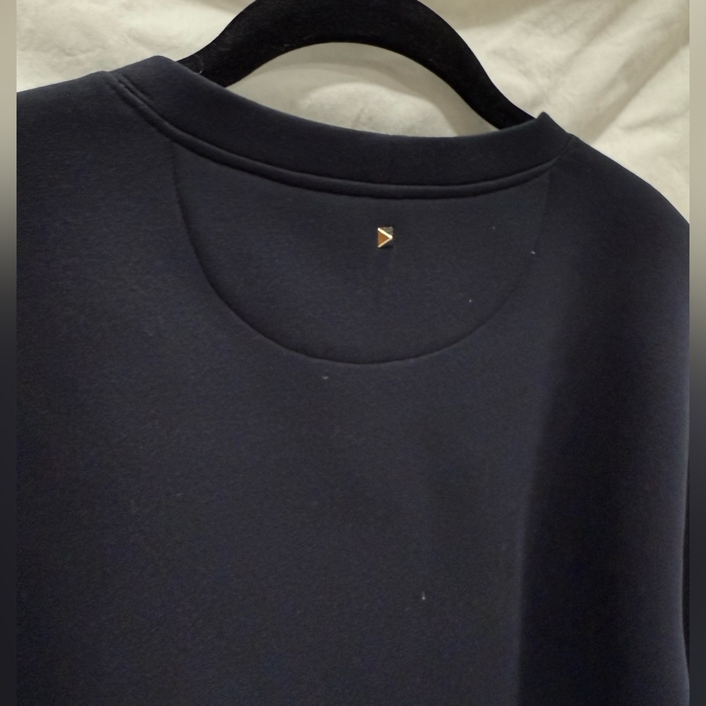 Valentino Men's Navy Modal Rockstud Sweatshirt - Picture 5 of 8
